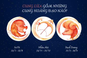 Cung Lửa gồm cung nào? Bạch Dương, Sư Tử, Nhân Mã