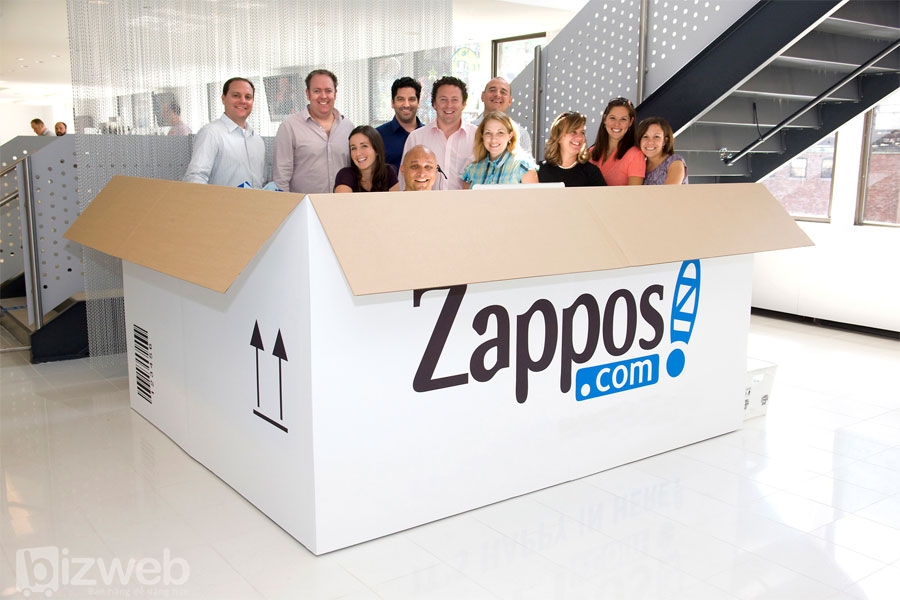 Zappos là một trong những thương hiệu có dịch vụ khách hàng xuất sắc