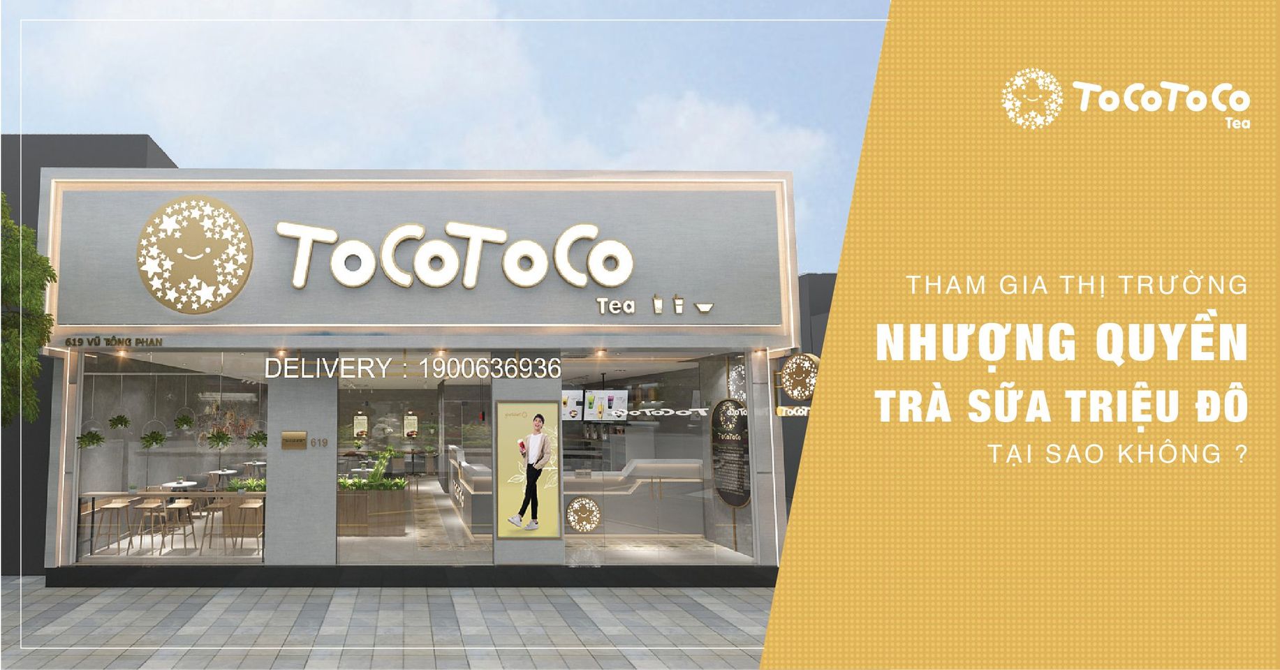 Mở quán trà sữa Tocotoco nhượng quyền phí 0đ – Cơ hội kinh doanh hấp dẫn cho nhà đầu tư Việt