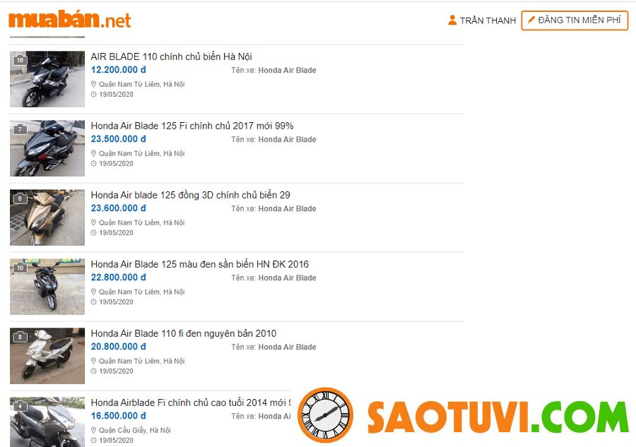 Air Blade 2014 có gì mà vẫn được nhiều người tìm mua? Truy cập saotuvi.com bạn sẽ nắm lấy cơ hội sở hữu một chiếc xe Air Blade giá tốt nhất