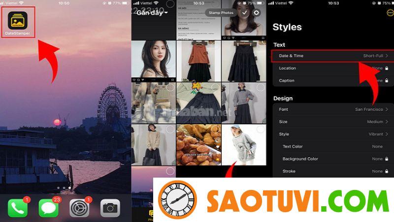 Top 7 app chụp hình có định vị trên Iphone và Android siêu hữu ích DateStamper dùng được cho cả android và iOS