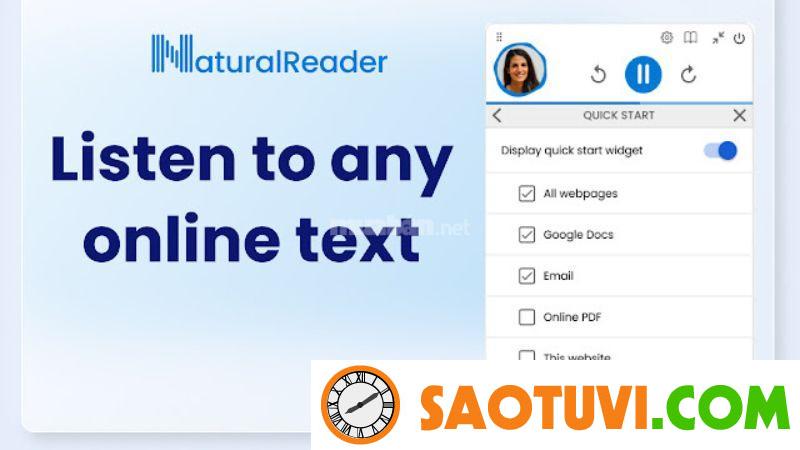 Các app đọc Tiếng Anh siêu chuẩn, dễ sử dụng cho người mới học Free Natural Reader