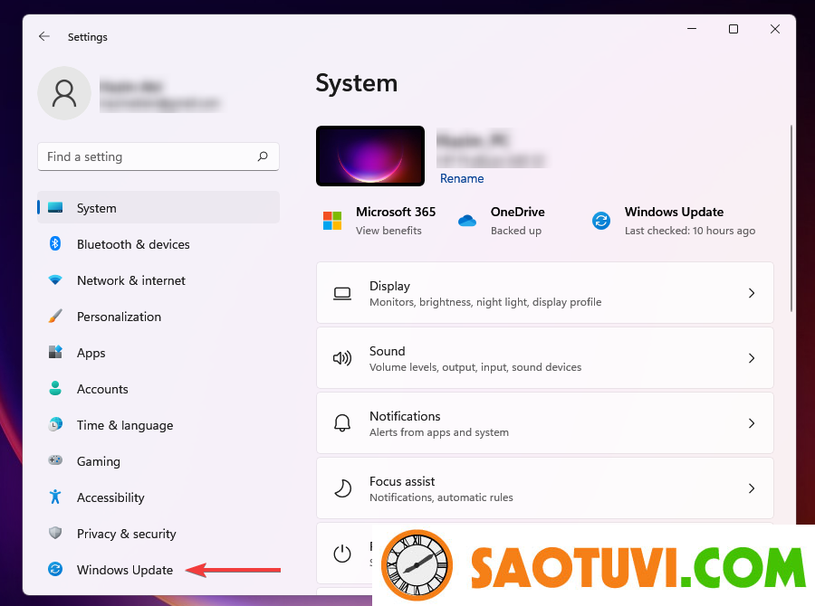 applicationframehost_jtxwfijguk select Windows Update