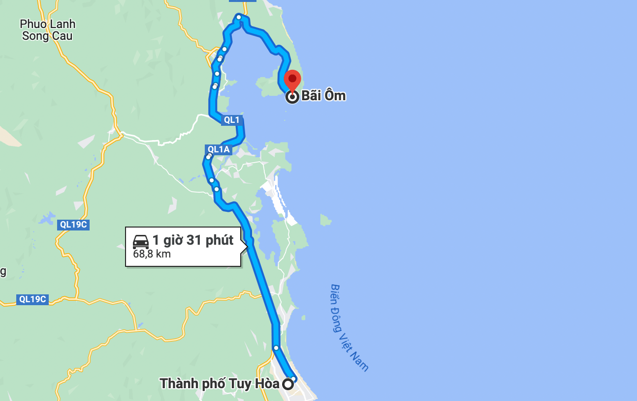 bai-rang-bai-om-8 đường đi đến bãi rạng