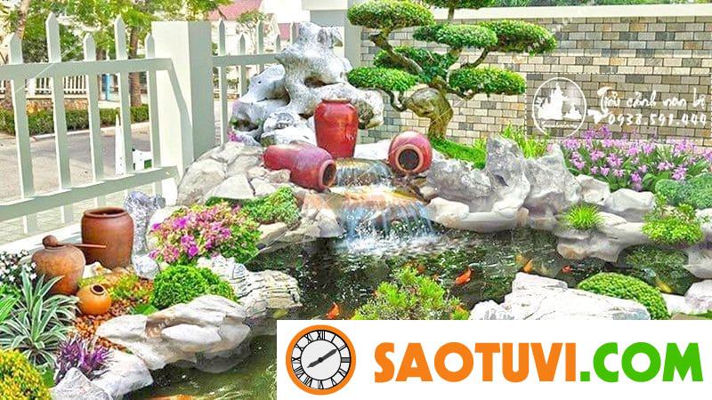 20+ Mẫu bản vẽ thiết kế quán cà phê sân vườn đẹp và độc đáo Trang trí hồ cá KOI cho quán cà phê cực đẹp - Nguồn ảnh: Sưu tầm