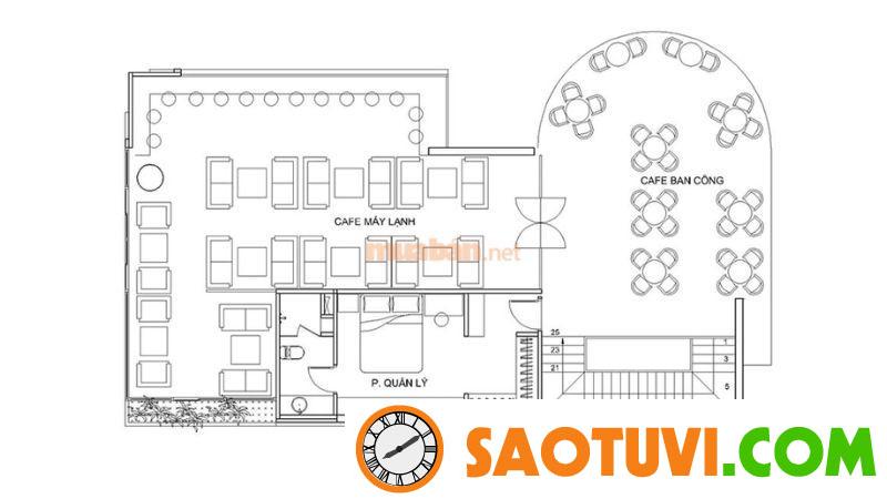 20+ Mẫu bản vẽ thiết kế quán cà phê sân vườn đẹp và độc đáo Bản vẽ kiến trúc - Nguồn ảnh: Sưu tầm