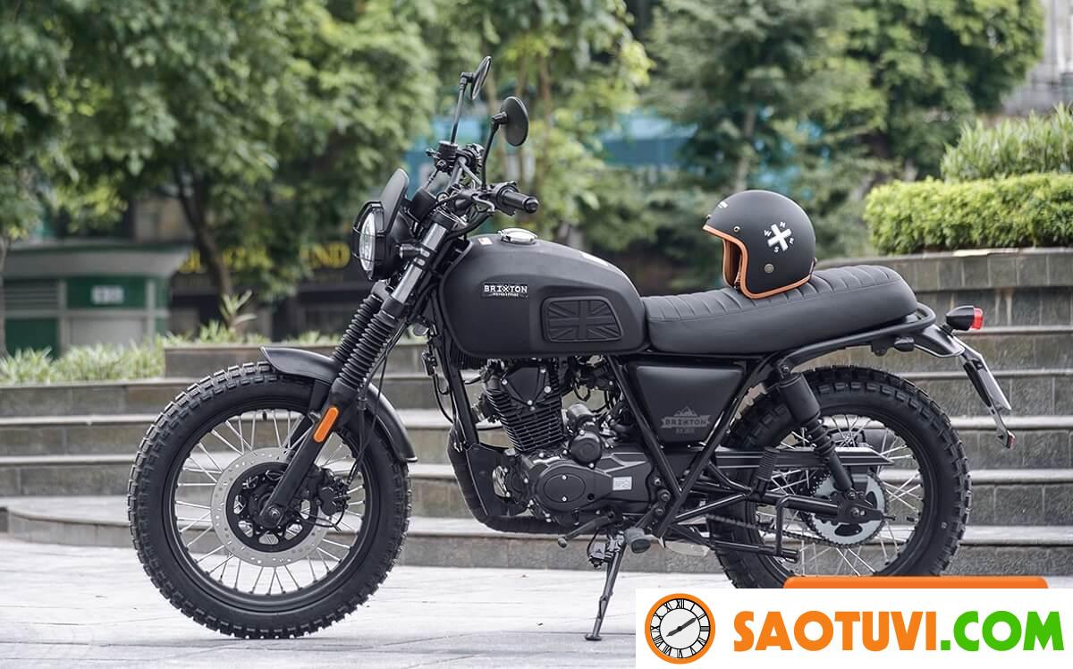 Brixton BX 150 thu hút bởi sự cổ điển và mạnh mẽ Tại thị trường Việt Nam, xe Brixton BX có 2 dạng đó là Brixton BX 125/150 phân khối.