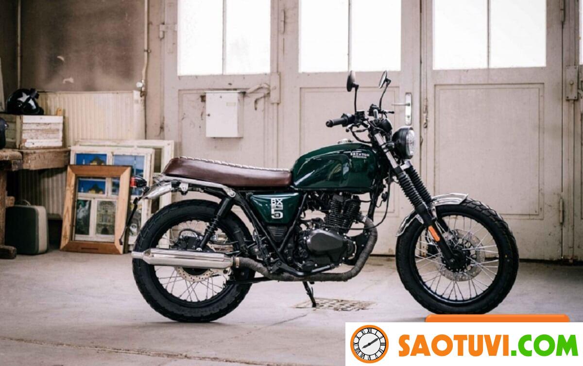 Brixton BX 150 thu hút bởi sự cổ điển và mạnh mẽ Mẫu xe này có kiểu dáng đậm chất cổ điển và bắt mắt.