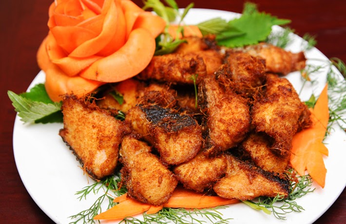 ca-chinh-nuong-rieng-me Đặc sản Nam Du - Cá chình nướng riềng mẻ