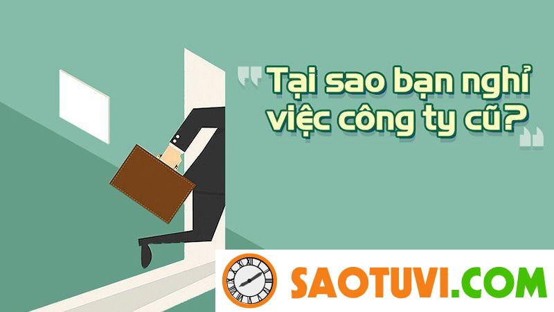 Rời bỏ công việc cũ? 