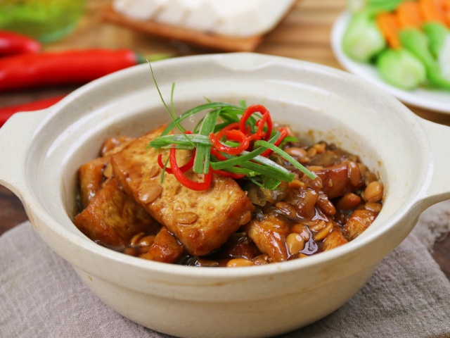 cach-nau-mon-chay-1-1 Đậu phụ kho chay