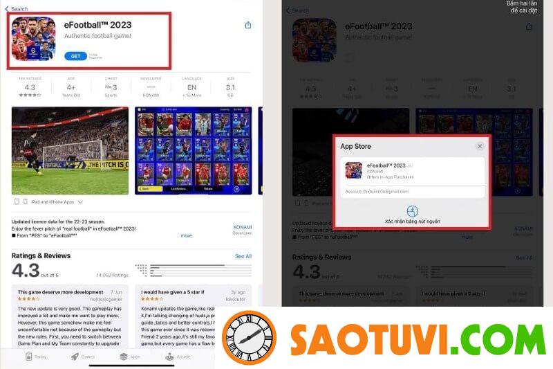 Cách tải PES 2023 - eFootball 2023 cho điện thoại, máy tính Cách tải eFootball trên hệ điều hành IOS