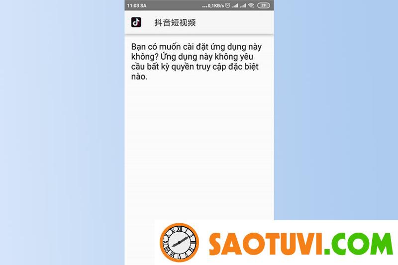 Cách tải cách tải Tiktok Trung Quốc (Douyin) trên iOS và Android đơn giản nhất Chọn Cài đặt để cài đặt ứng dụng lên máy