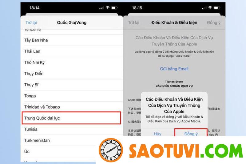 Cách tải cách tải Tiktok Trung Quốc (Douyin) trên iOS và Android đơn giản nhất Tìm Trung Quốc đại lục (hoặc China Mainland) và chọn Đồng ý