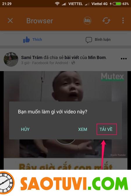 Cách tải Video Facebook về điện thoại Android và IOS mới nhất 2023 Hướng dẫn cách tải Video Facebook dành cho điện thoại Android