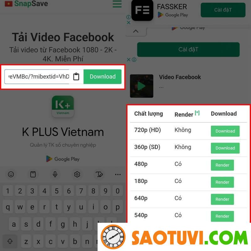 Cách tải Video Facebook về điện thoại Android và IOS mới nhất 2023 Hướng dẫn cách tải Video Facebook bằng SnapSave