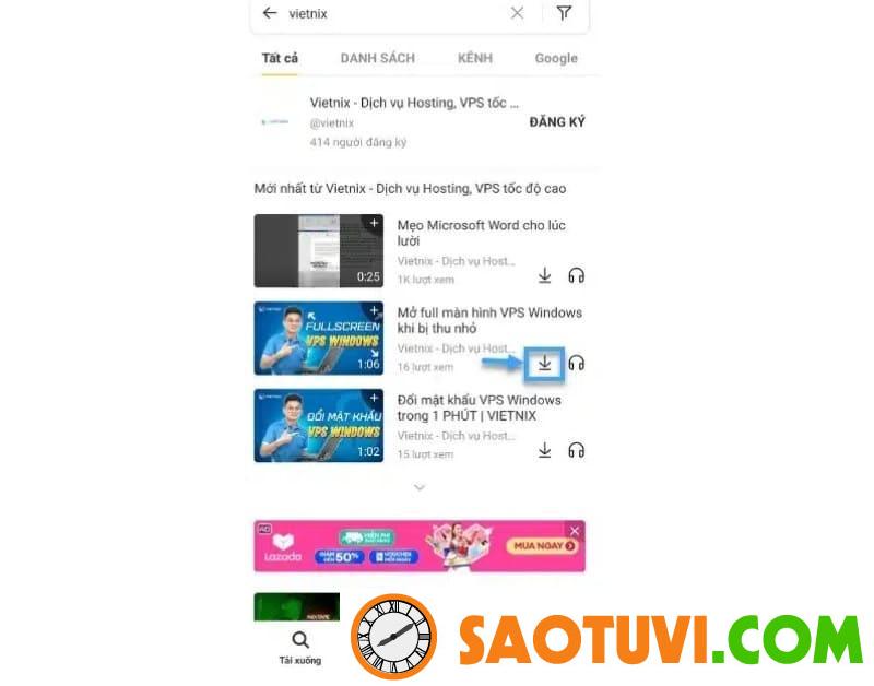 Cách tải video trên Youtube về điện thoại chi tiết nhất năm 2023 Chọn vào biểu tượng “Download” để tải video