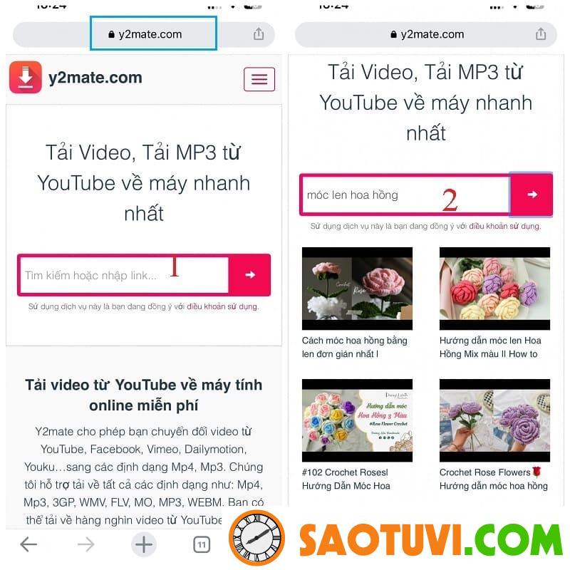 Cách tải video trên Youtube về điện thoại chi tiết nhất năm 2023 Truy cập vào Y2mate.com và tìm kiếm từ khóa liên quan đến video cần tải