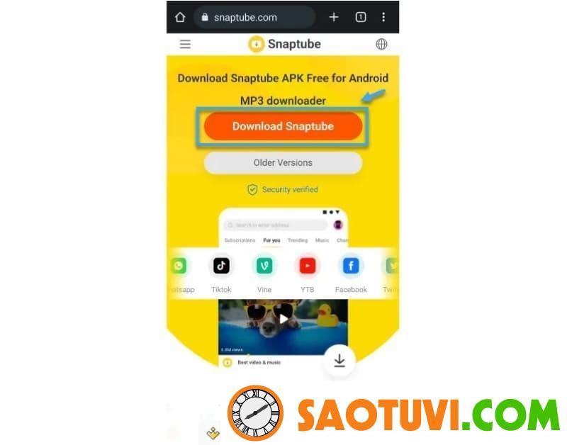 Cách tải video trên Youtube về điện thoại chi tiết nhất năm 2023 Vào Chrome tra từ khóa SnapTube và thực hiện tải ứng dụng