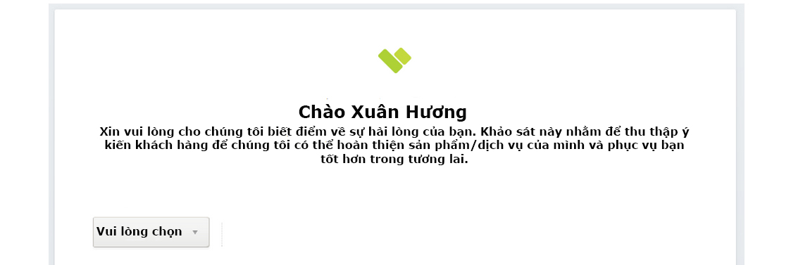 khảo sát ý kiến khách hàng