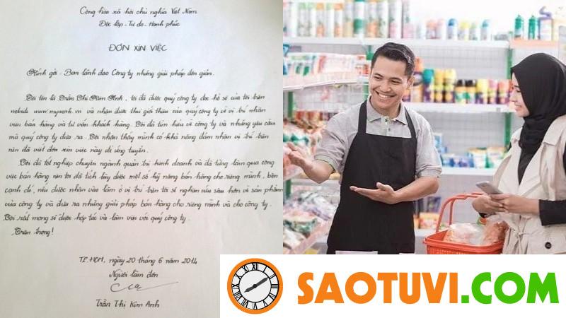 Cách viết hồ sơ xin việc bằng tay chi tiết nhất Mẫu đơn xin việc viết tay nhân viên bán hàng