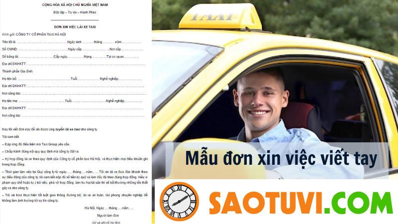 Cách viết hồ sơ xin việc bằng tay chi tiết nhất Mẫu đơn xin việc viết tay tài xế lái xe