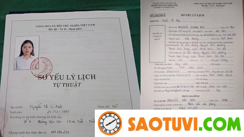 Cách viết hồ sơ xin việc bằng tay chi tiết nhất Cách viết sơ yếu lý lịch bằng tay