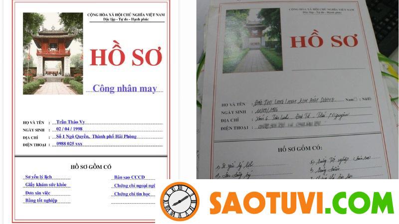 Cách viết hồ sơ xin việc làm công nhân đúng chuẩn, chuyên nghiệp Viết bìa hồ sơ xin việc công nhân