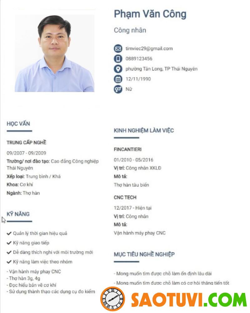 Cách viết hồ sơ xin việc làm công nhân đúng chuẩn, chuyên nghiệp CV xin việc công nhân