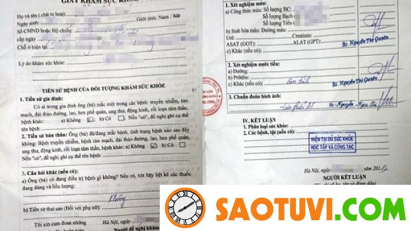 Cách viết hồ sơ xin việc làm công nhân đúng chuẩn, chuyên nghiệp Giấy khám sức khỏe