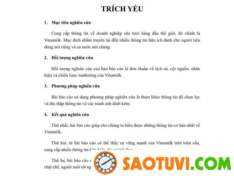 Cách viết trích yếu cho báo cáo chuyên nghiệp và chuẩn chỉnh Mẫu viết trích yếu cho báo cáo (Nguồn: studocu.com)