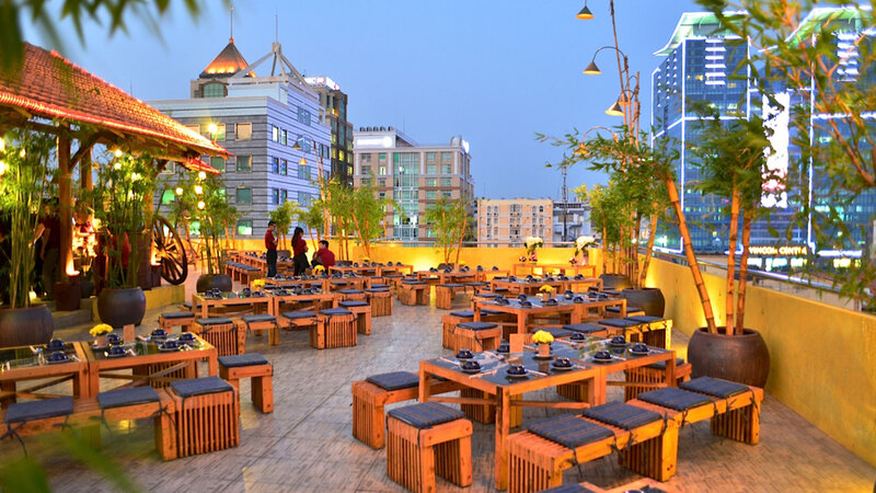 cafe-san-thuong-2 mô hình cafe sân thượng