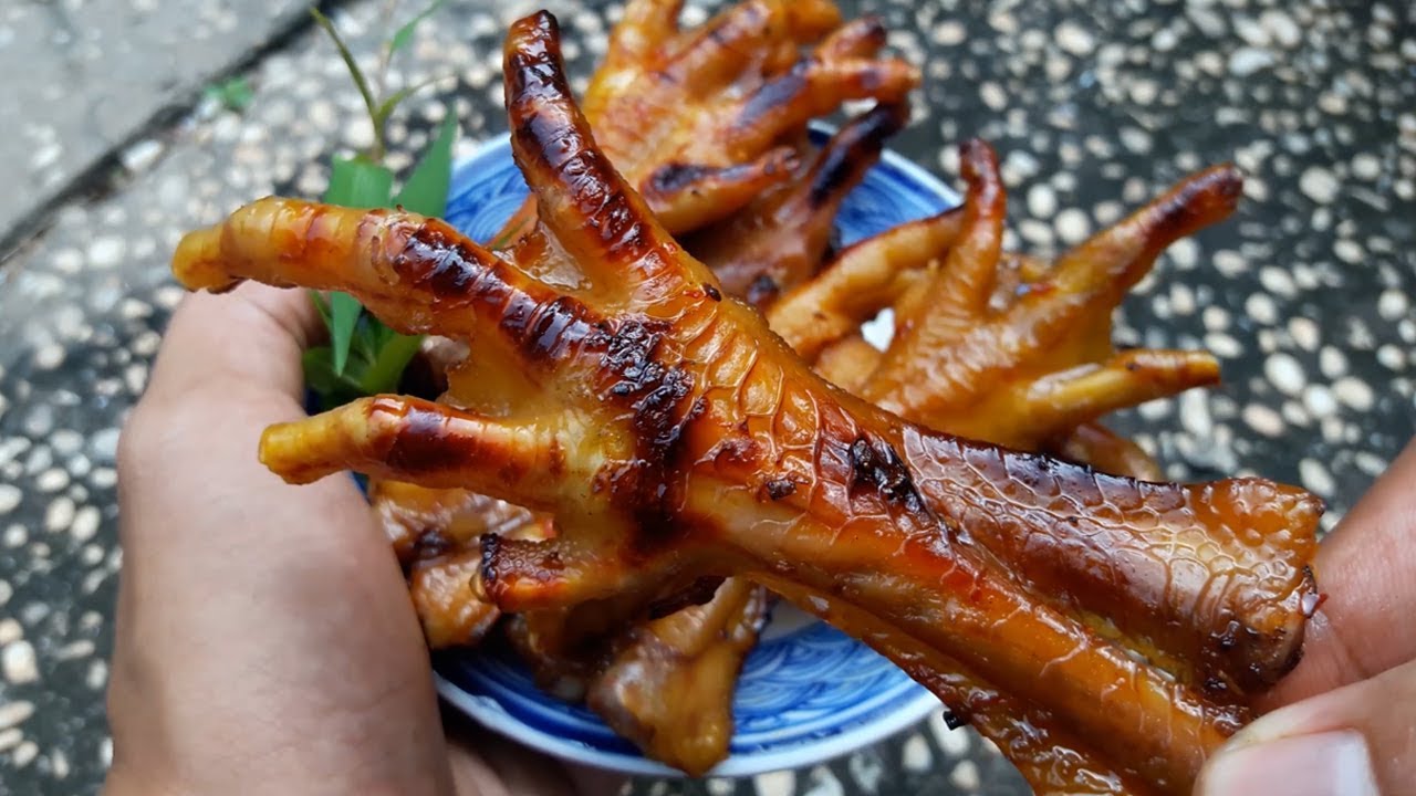 chan-ga-nuong-ban-onlne chân gà nướng dùng để bán đồ ăn vặt online