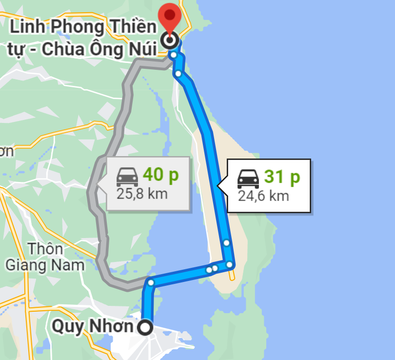 chua-ong-nui-2 đường đi đến chùa ông núi