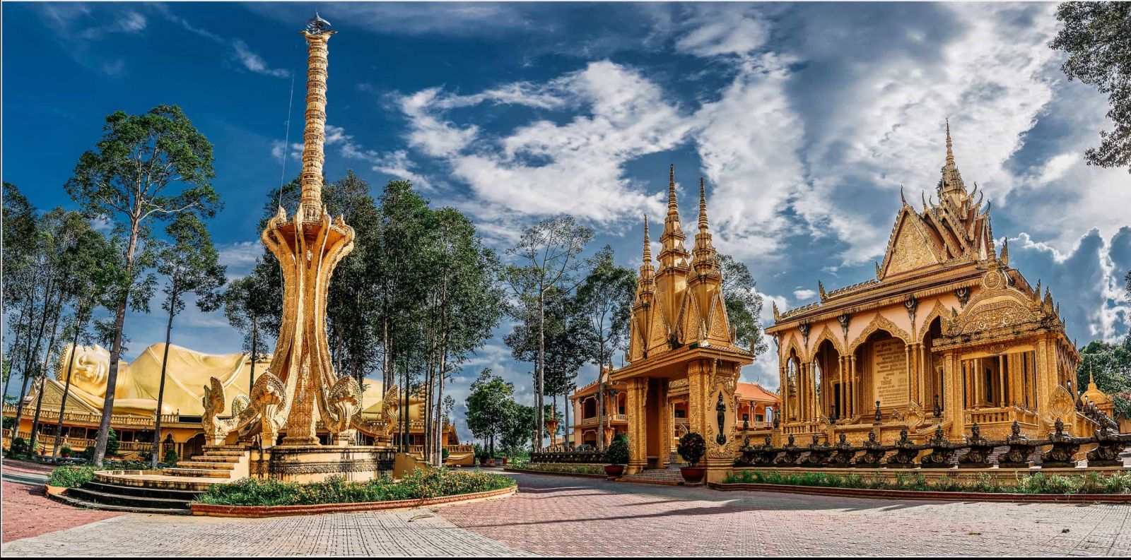 Review chùa Vàm Ray – Nơi mang dấu ấn dân tộc Khmer lớn nhất ở Trà Vinh