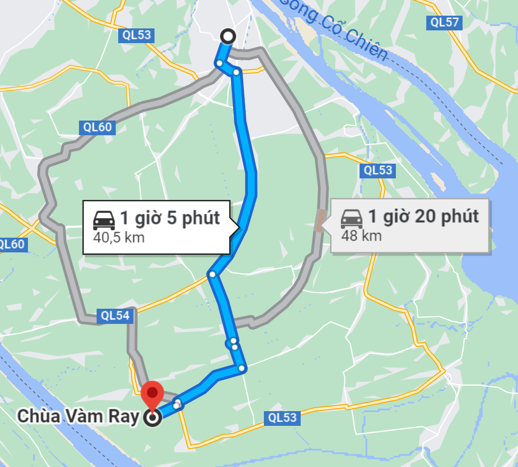 chua-vam-ray-2 đường đi chùa vàm ray