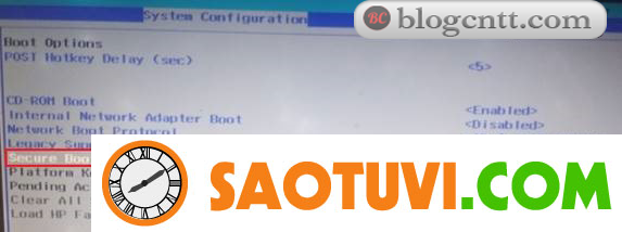 Enable Secure Boot