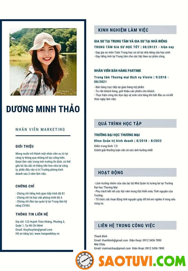 Cách viết CV Digital Marketing nổi bật trước mọi đối thủ CV Digital Marketing cho người chưa có kinh nghiệm
