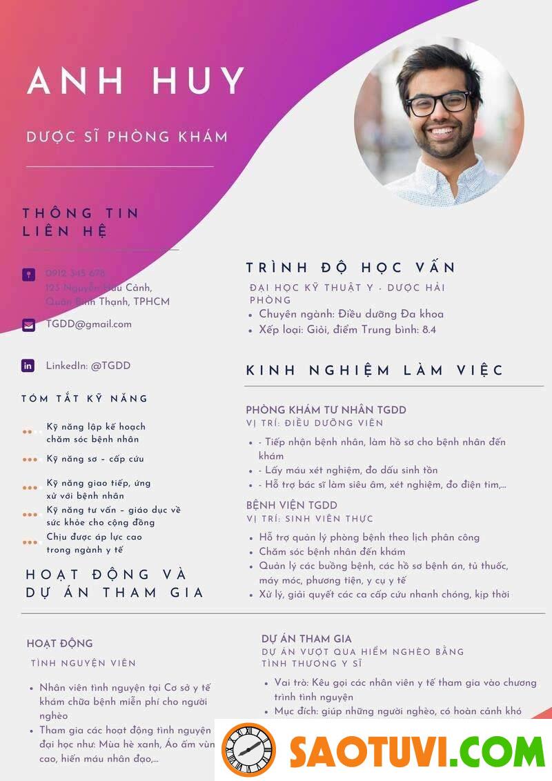 Top 10 mẫu CV dược sĩ bán thuốc đẹp, chuyên nghiệp, ấn tượng CV dược sĩ bán thuốc