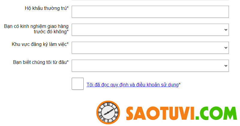 Làm sao để đăng ký giao hàng lazada đúng cách trong 1 nốt nhạc? Bạn phải điền đầy đủ những thông tin bắt buộc trong form đăng ký
