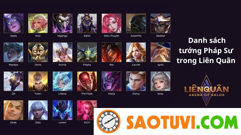 Tổng hợp tướng liên quân mới nhất 2024 | Garena Liên Quân Mobile Cập nhật mới nhất những vị tướng Pháp sư trong Liên quân 2023