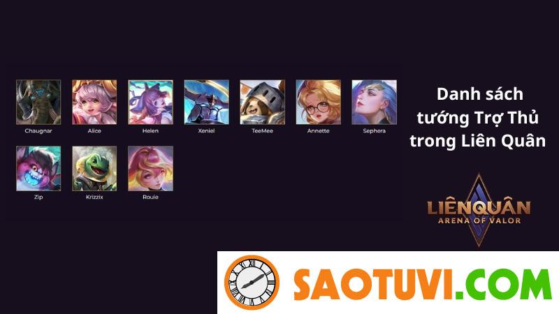 Tổng hợp tướng liên quân mới nhất 2024 | Garena Liên Quân Mobile Danh sách tất cả các tướng Trợ thủ trong Liên quân