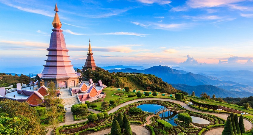 Ngất ngây vẻ đẹp của vườn công viên quốc gia Doi Inthanon ở Chiang Mai