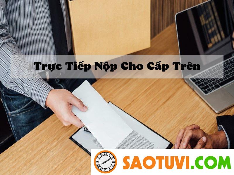 Trực tiếp nộp đơn