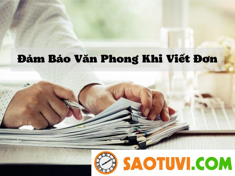 Đảm bảo văn phong