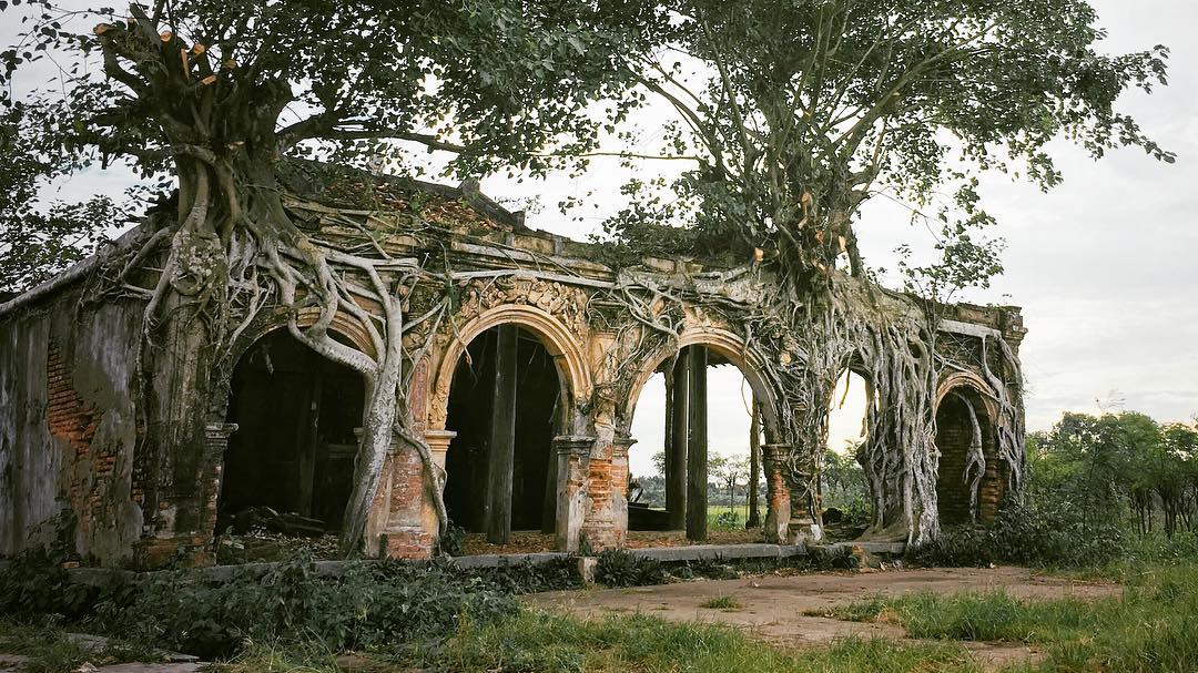 Hình ảnh bên ngoài đình Tân Đông