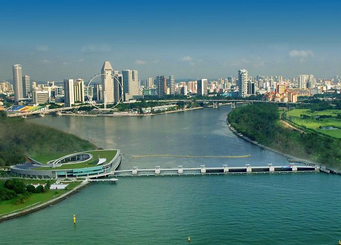 Tham quan đập nước Marina Barrage ở Singapore