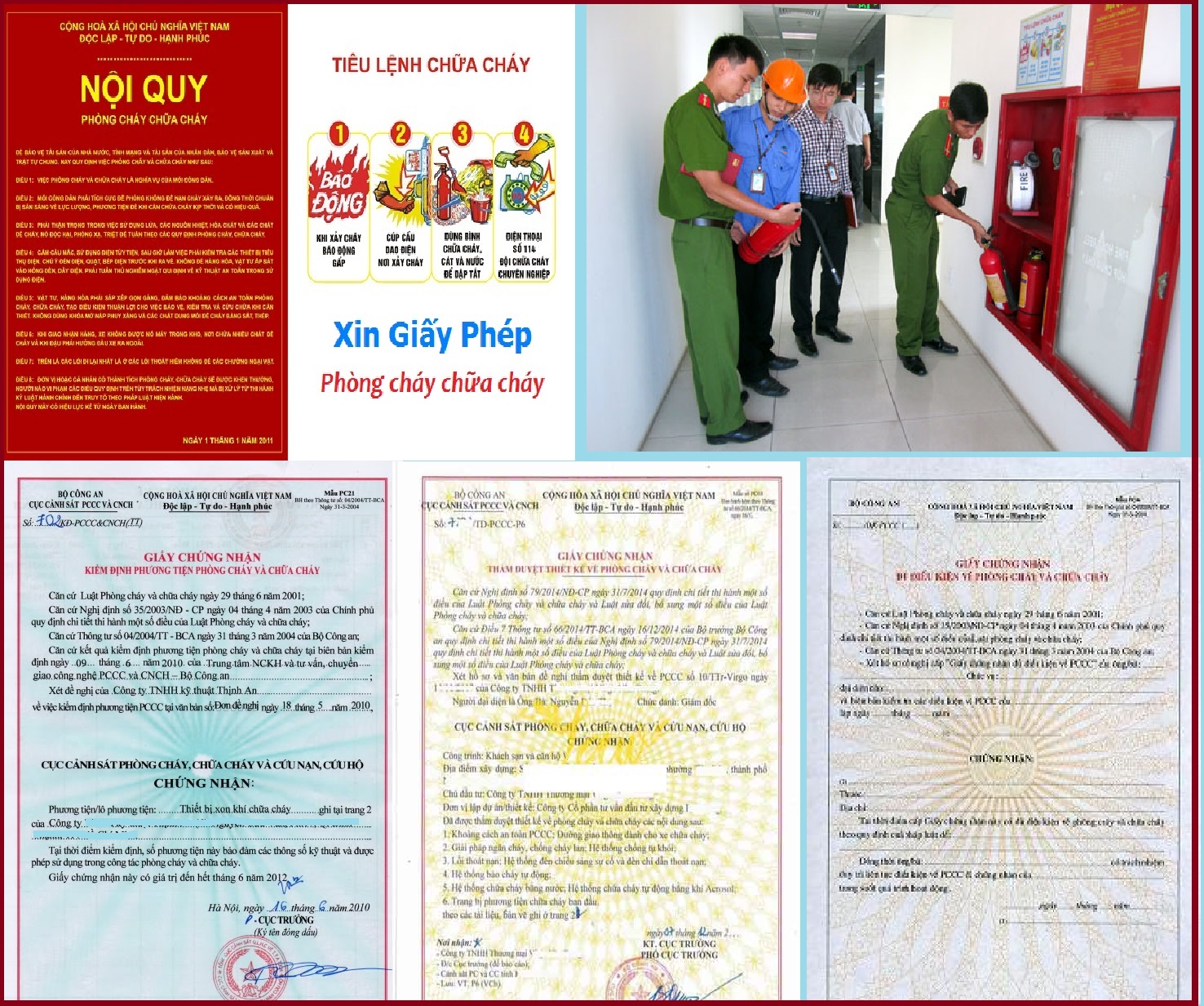 Thủ tục xin giấy phép phòng cháy chữa cháy cho nhà hàng mới nhất