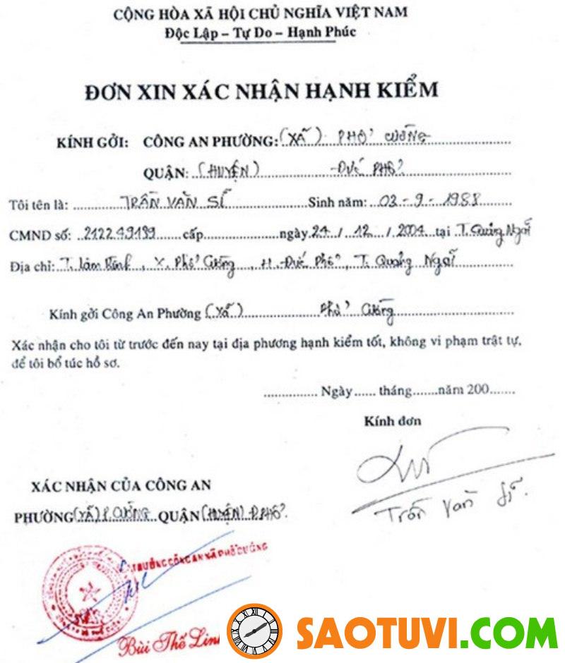 Giấy xác nhận hạnh kiểm là gì? Một số mẫu và cách viết chuẩn nhất Cách ghi giấy xác nhận hạnh kiểm