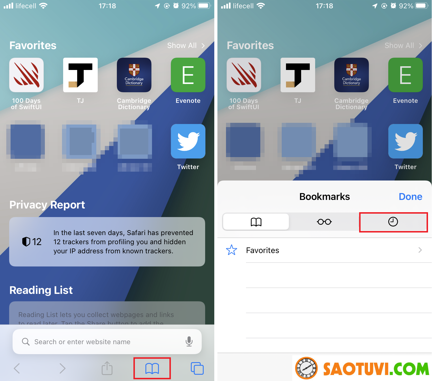 how to clear safari history